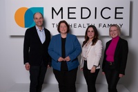 Member of the German Bundestag Bettina Lugk visits the MEDICE Health Family in Iserlohn