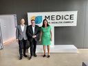 NRW Environment Minister Oliver Krischer visits the MEDICE Health Family in Iserlohn