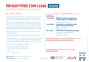 Rencontres TDAH 2022 ONLINE